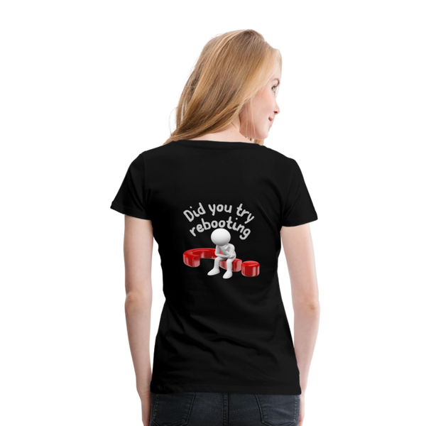 Frauen Premium T-Shirt - Schwarz