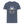 Before the Cloud, There Was Me – Retro-T-Shirt mit Diskette & Spruch - Blau meliert
