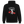 Kontrast-Hoodie - Schwarz/Grau meliert