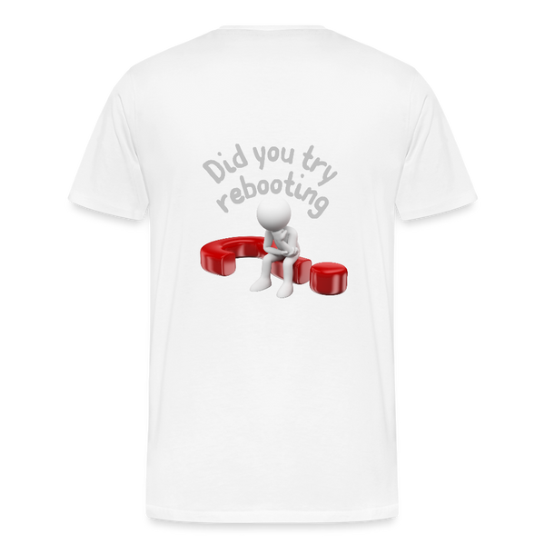Männer Premium T-Shirt - Weiß
