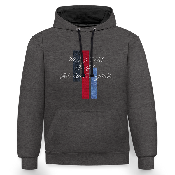 May the Code Be with You – Der epische IT-Hoodie für galaktische Programmierpower! - Anthrazit/Schwarz