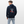 Kontrast-Hoodie - Navy/Rot