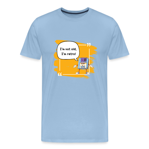 I’m Not Old, I’m Retro – Lustiges Disketten-T-Shirt für Nerds mit Stil - Sky