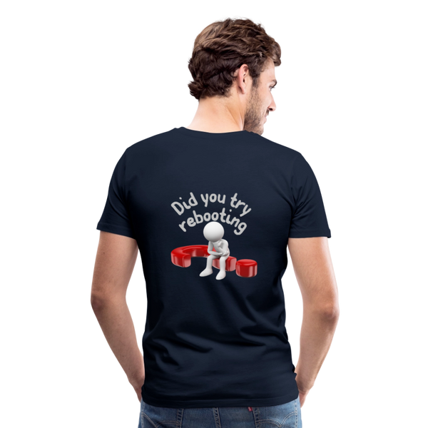 Männer Premium T-Shirt - Navy